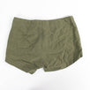 Cotton Cropped Drop Crotch Lounge Pants - Green