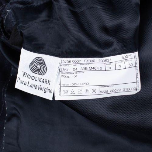 Thick Multi Stripe Double Breasted Suit - Black