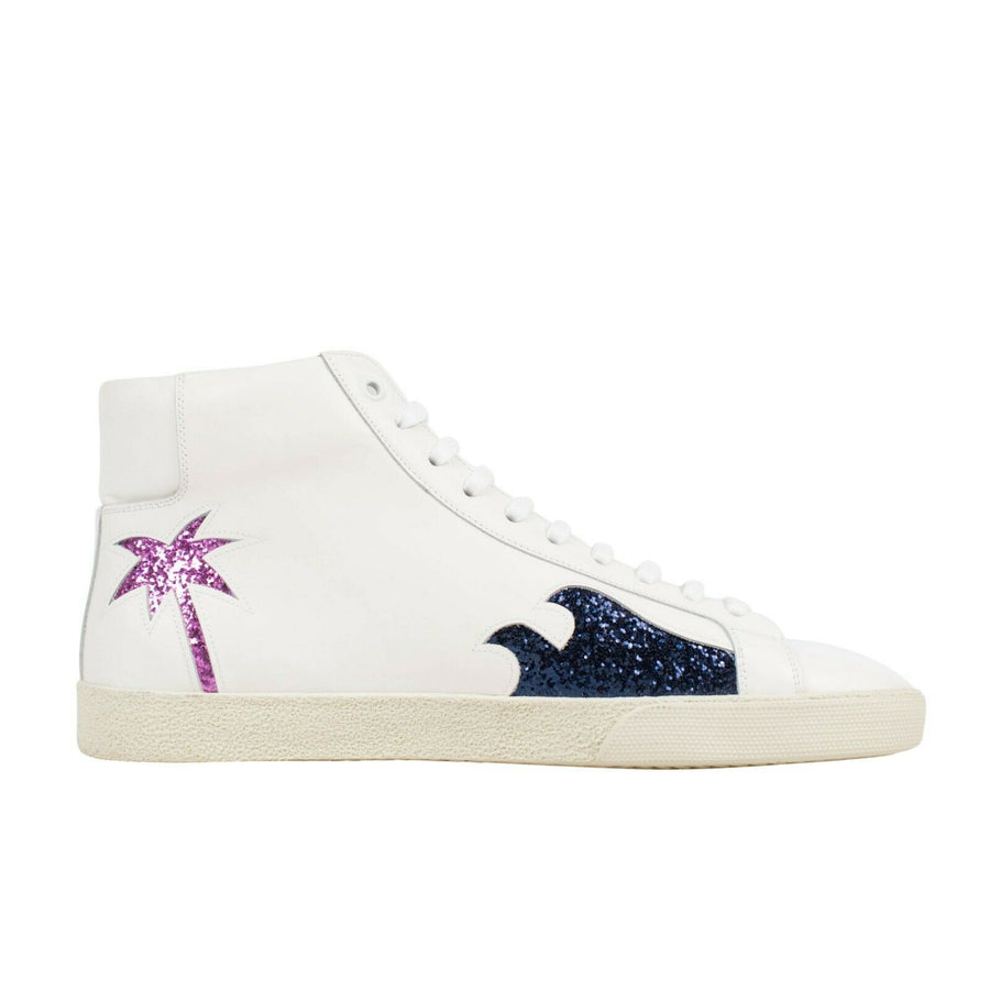 Leather Sea Sex & Sun High Top Sneaker - White
