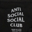 Cotton Cherry Blossom 'ASSC' T-Shirt - Black