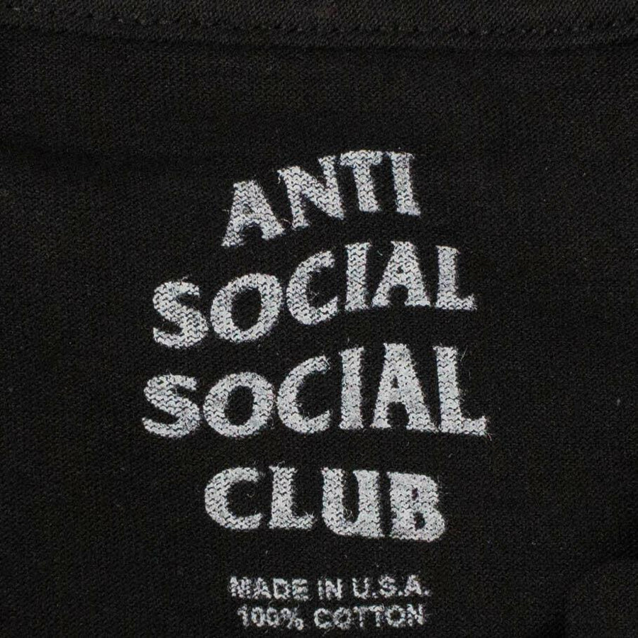 Cotton Cherry Blossom 'ASSC' T-Shirt - Black