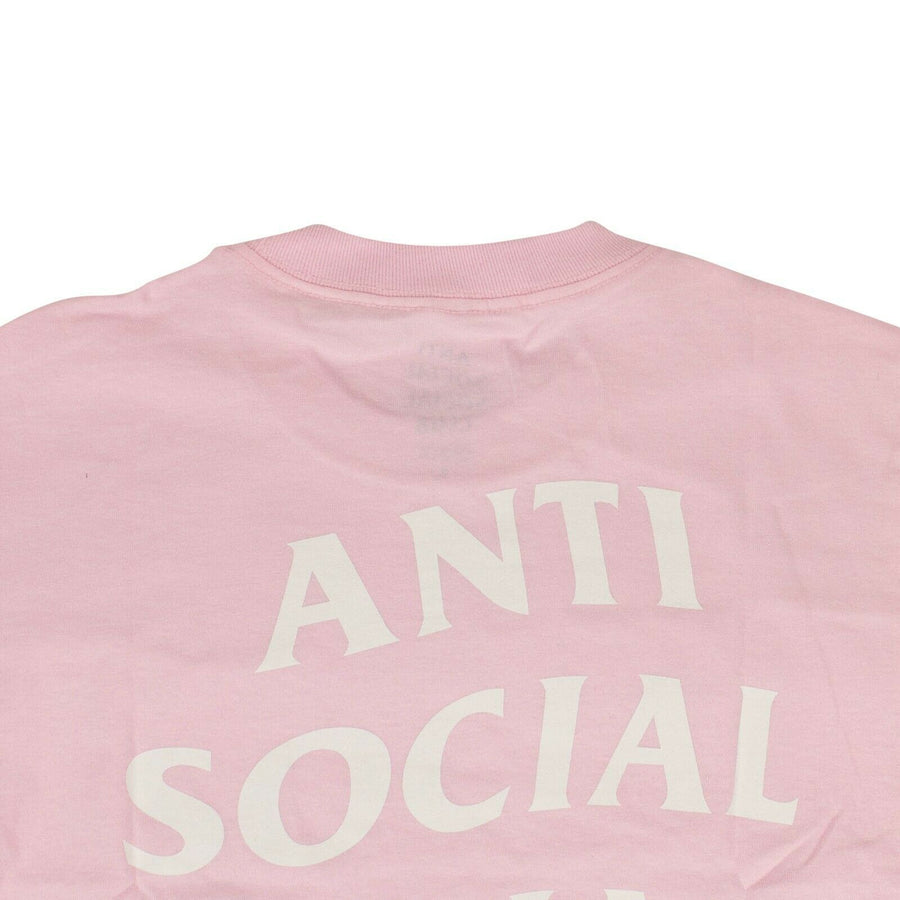 Cotton 'ASSC' Logo Short Sleeve T-Shirt - Pink