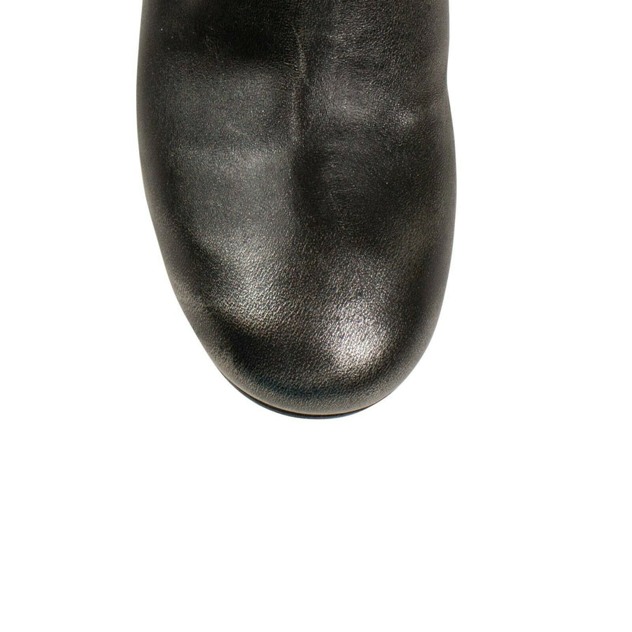 Bo Scarpa Iridescent Leather Pumps - Black