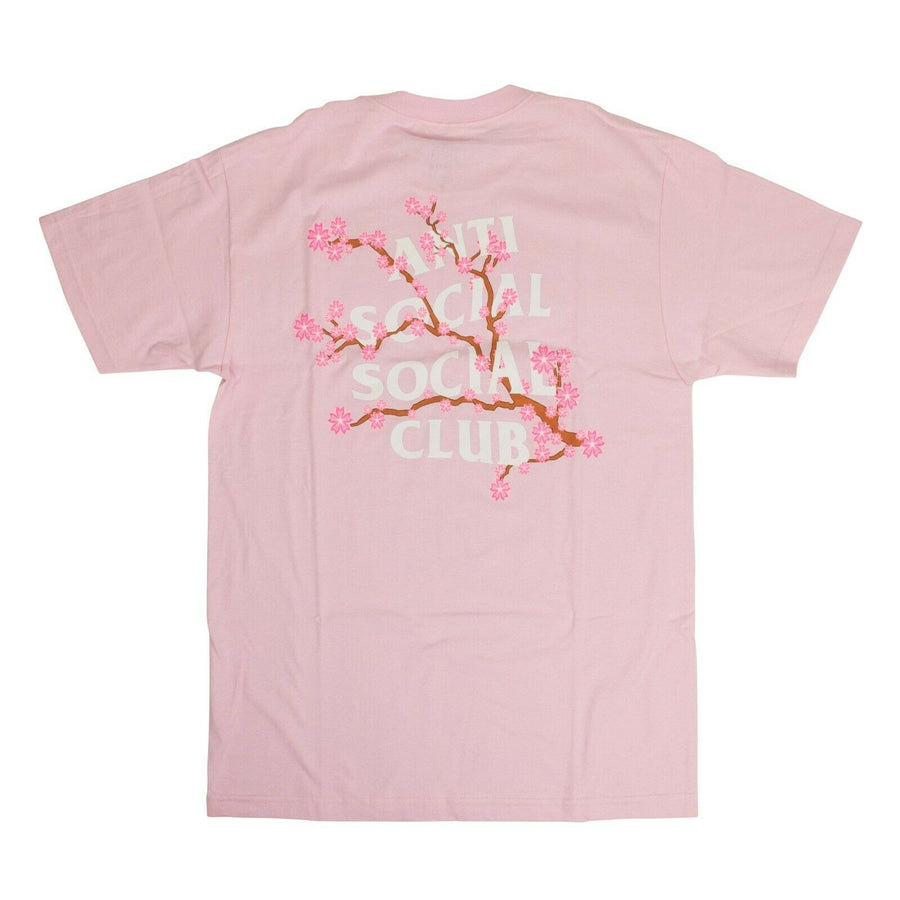 Cotton Cherry Blossom 'ASSC' T-Shirt - Pink