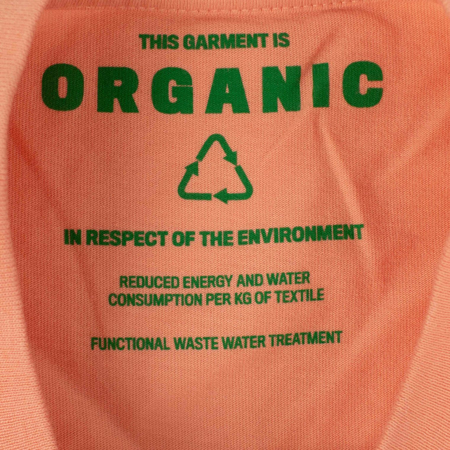 Cropped 'Body Work' Short Sleeves T-Shirt - Orange