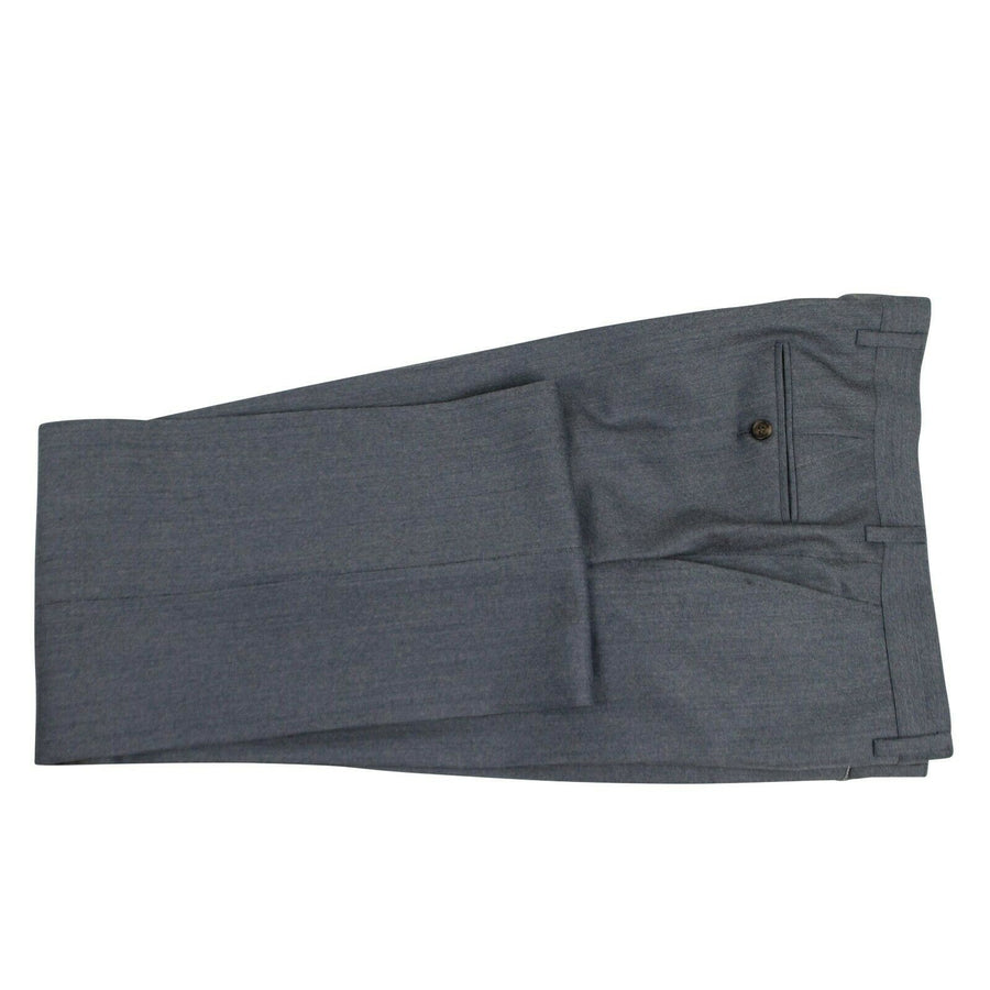 Drop 6 Wool 3 Roll 2 Button Classic Fit Suit - Blue