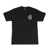 Cotton Cherry Blossom 'ASSC' T-Shirt - Black