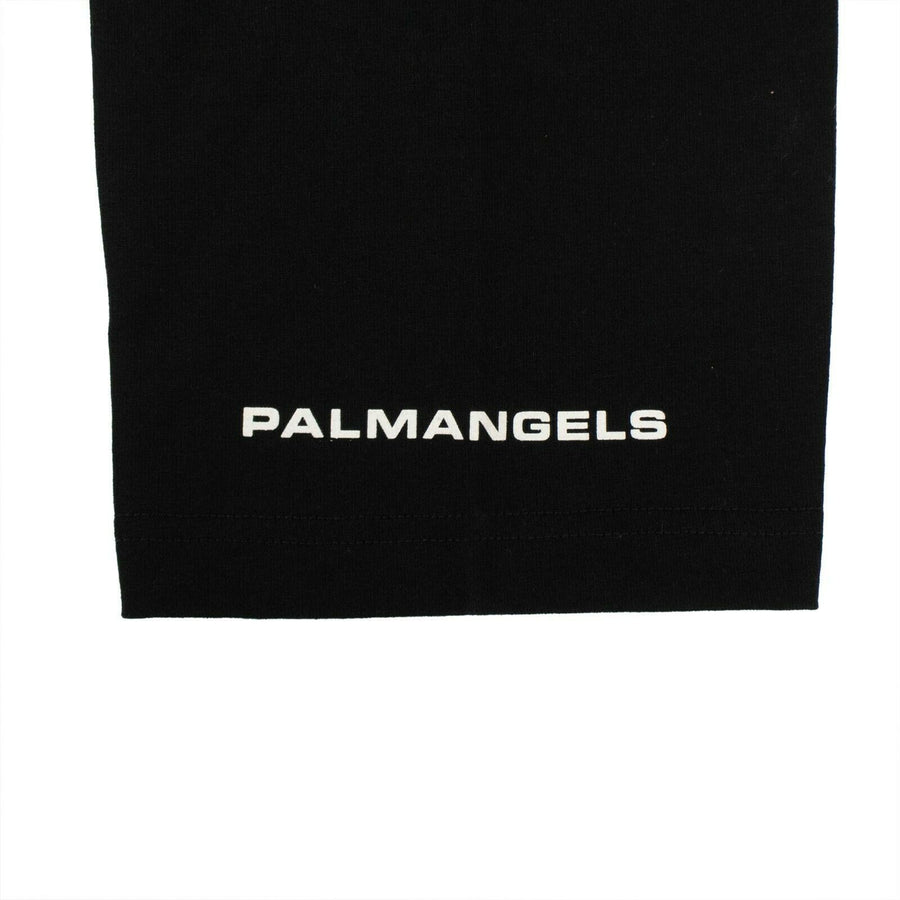 Cotton Eagle Loose Long Sleeve T-Shirt - Black