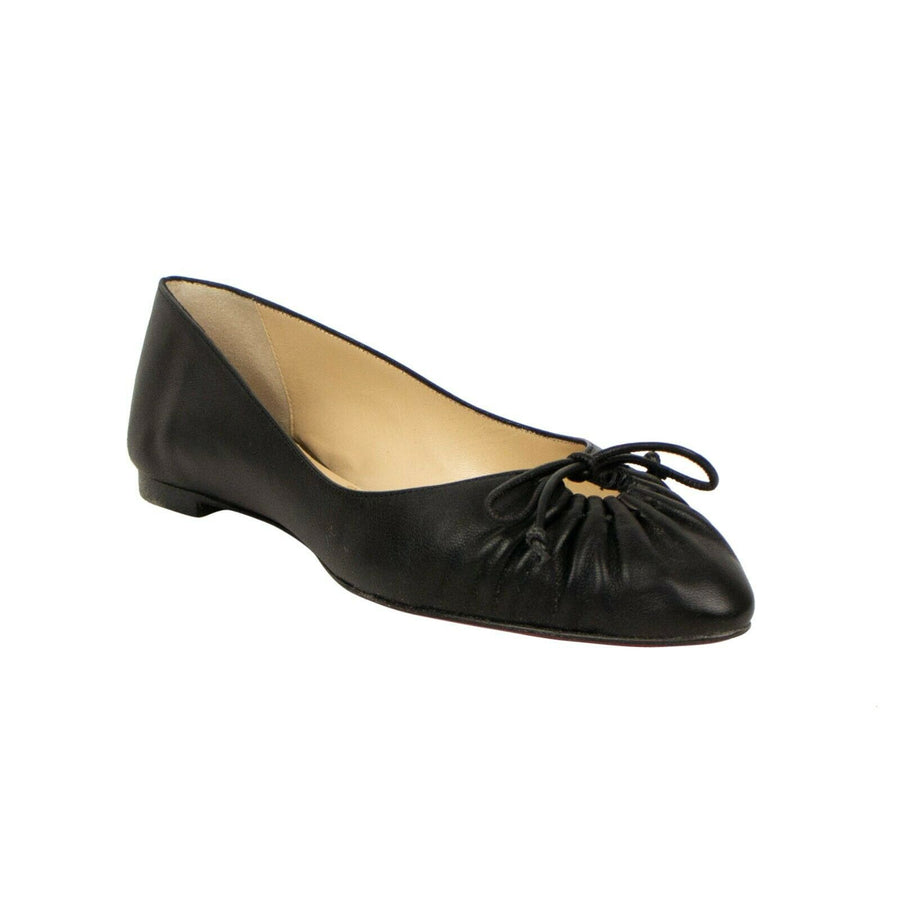 'Marimee' Nappa Flats - Black