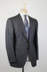 Windowpane Cashmere Blend 2 Button Suit - Gray