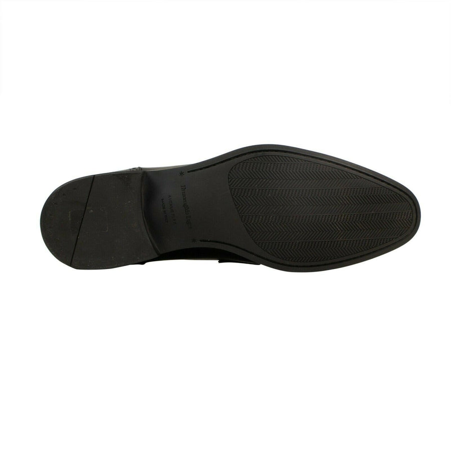 Leather Penny Loafer - Black