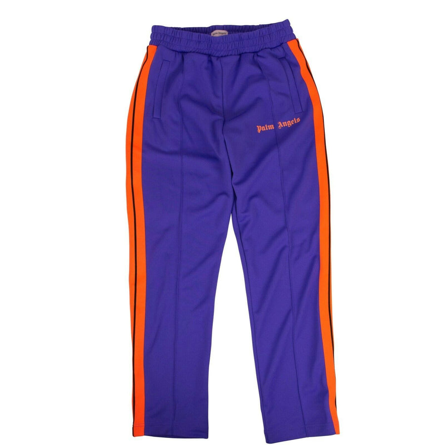 Polyester Classic Track Pants - Purple And Orange