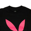 Cotton Playboy Bunny 'ASSC' T-Shirt - Black