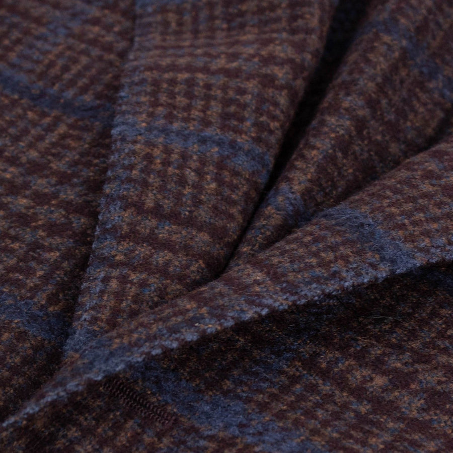 Drop 8 Windowpane Check Wool Blend 3 Roll 2 Button Sport Coat - Purple