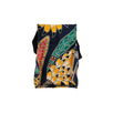 Cotton Printed Savana Dance Canvas Beach Bag - Navy