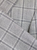 Windowpane Wool Super 160's 2 Button Suit - Gray