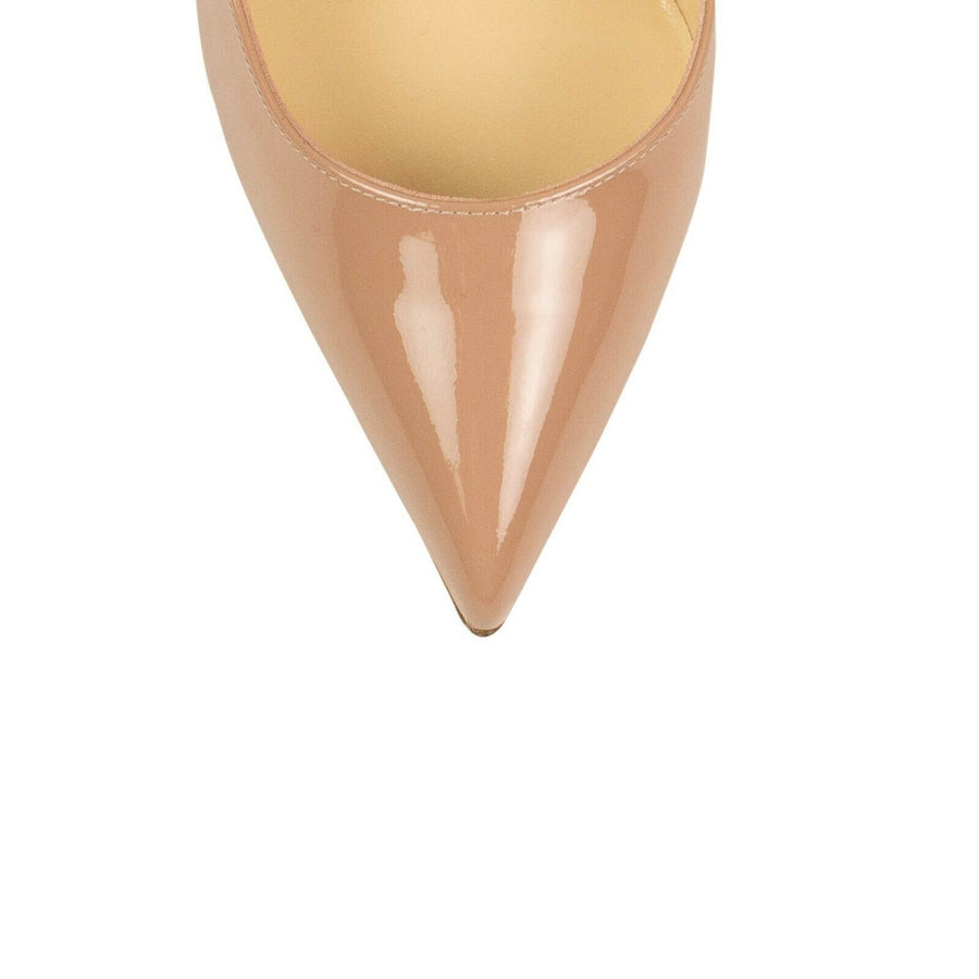 'Pigalle Follies' Leather Heels - Nude