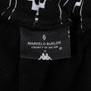 Kappa All Over Logo Shorts - Black / White