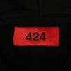 Cotton Graphic 424 Hooded Sweatshirt - Black