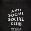 Cotton 'ASSC' White Logo T-Shirt - Black