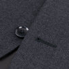 Micro Houndstooth Wool Two Button Suit - Charcoal Gray