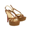 'Veracite' 130mm Sandals Heels - Brown