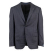 Drop 8 Striped Wool Two Button Suit - Charcoal Grey / Purple