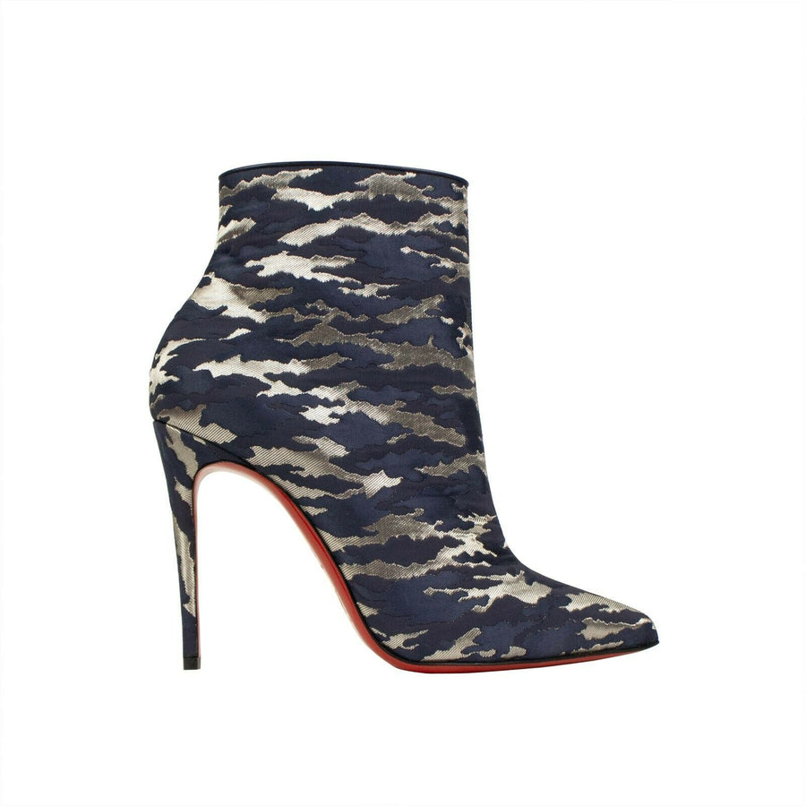 Camo 'So Kate' Ankle Boots - Blue