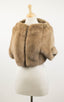 Mink Fur Zipped Jacket - Brown
