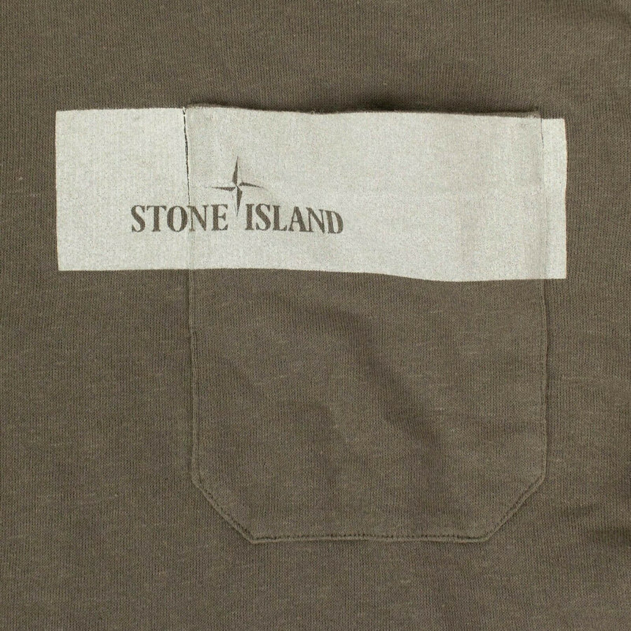 Graphic Logo Patch Hooded Sweatshirt - Army Green