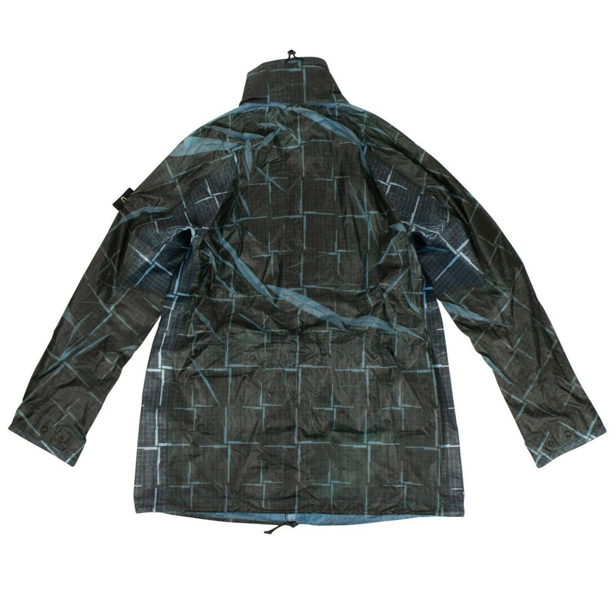 Paper Poly Si House Check Grid Jacket - Blue