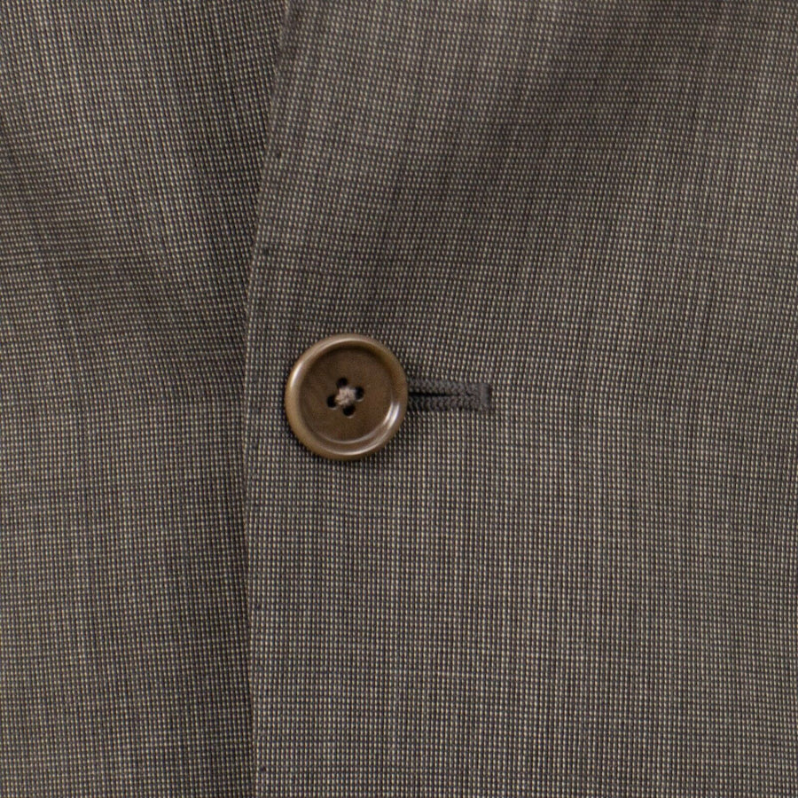 Drop 8 Wool 3 Roll 2 Button Slim Fit Suit - Brown