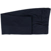 Drop 7 Striped Wool Two Button Suit - Navy