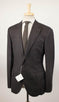 Subtle Stripe Wool 3/2 Button Suit - Brown