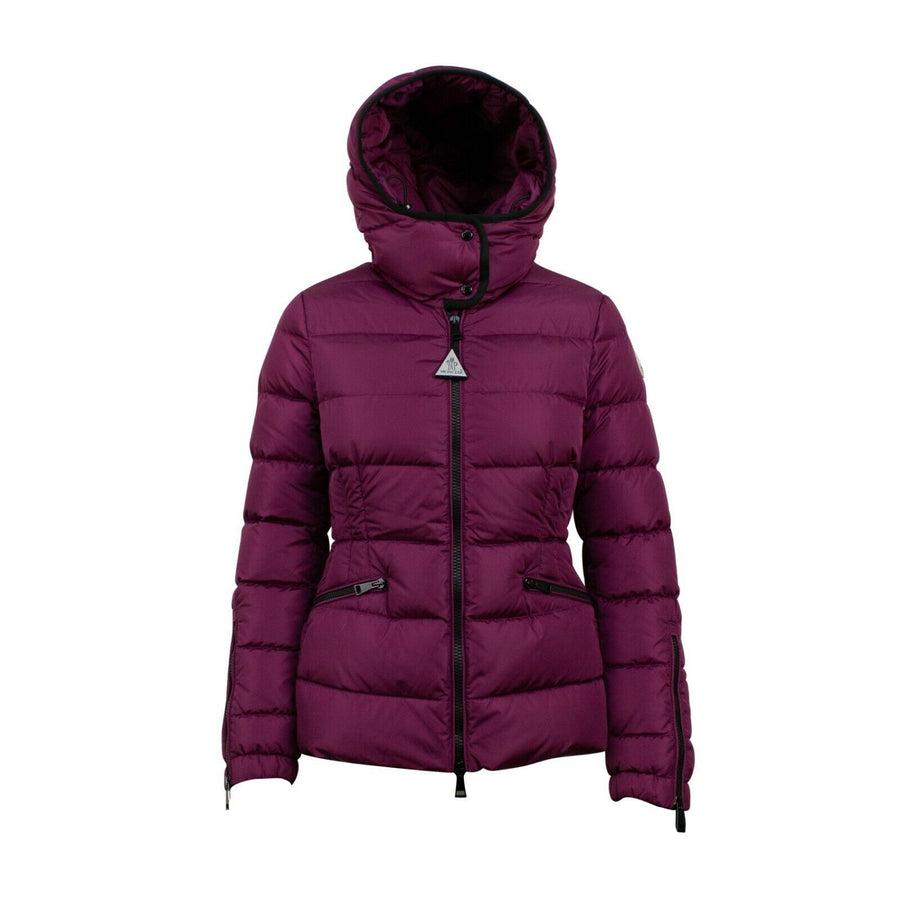 'Betula' Down Filled Quilted Puffer Coat - Purple
