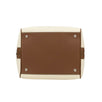 Cotton Horseferry Print Canvas Cube Bag - Beige