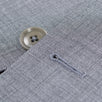 Drop 7 Solid Wool Two Button Suit - Light Gray