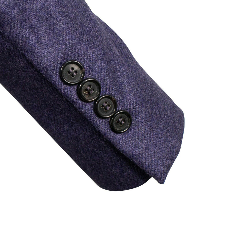 Drop 6 3 Roll 2 Button Cashmere Sport Coat - Purple