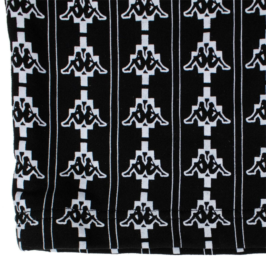 Kappa All Over Shorts - Black/White