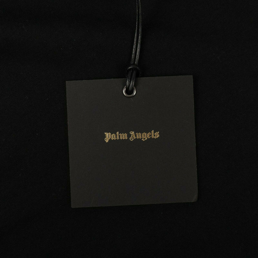 Cotton Eagle Loose Long Sleeve T-Shirt - Black