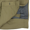Rayon Pleated Dress Pants - Olive Green