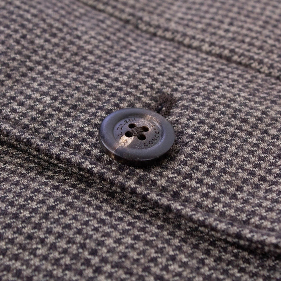 Leather Reversible Bomber Jacket - Brown