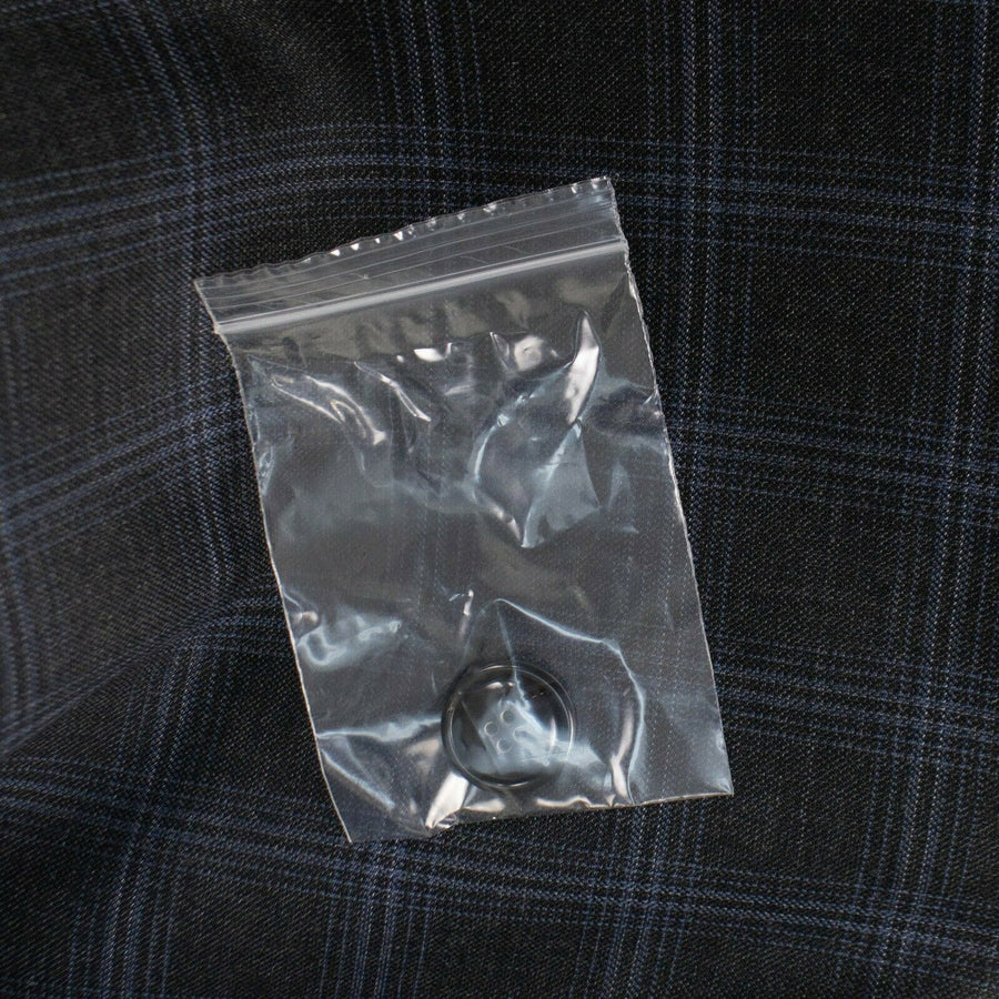 Drop 6 Plaid 3 Roll 2 Button Wool Sport Coat - Gray / Blue