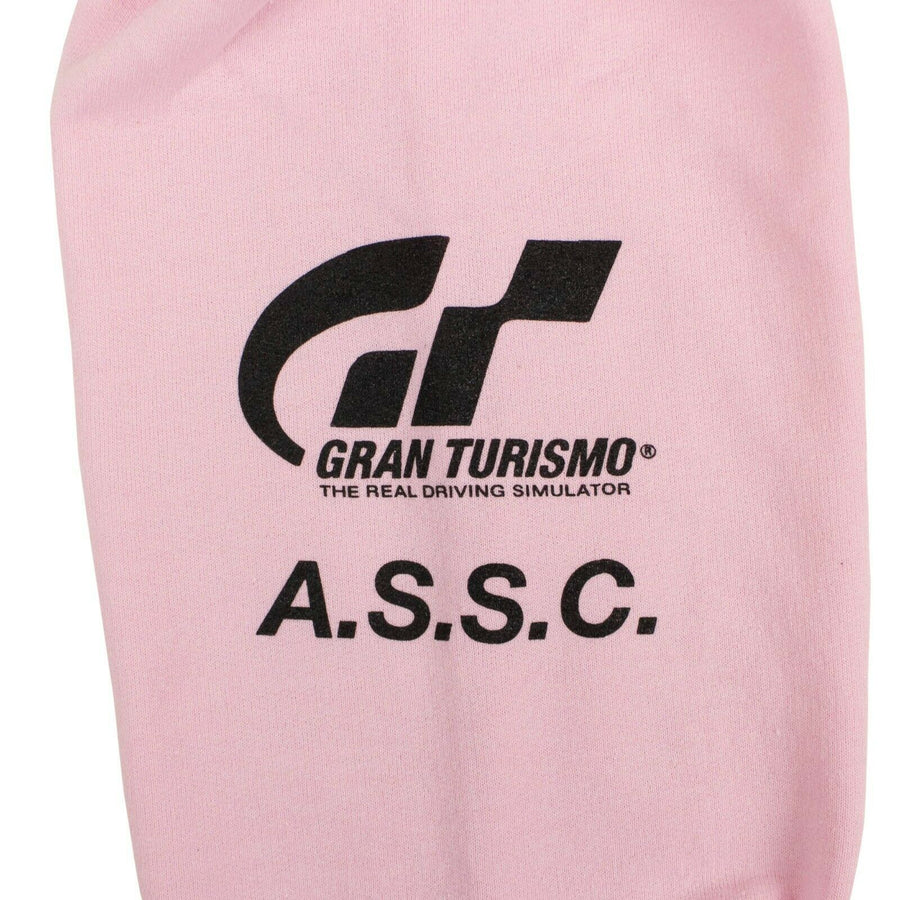 'ASSC x Gran Turismo' Hooded Sweatshirt - Pink