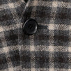 Drop 8 Plaid Wool 3 Roll 2 Button Sport Coat - Brown