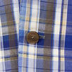 Drop 8 Plaid Cotton 3 Roll 2 Button Sport Coat - Blue