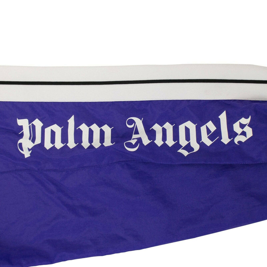 Polyamide Logo Print Side Stripe Track Pants - Purple