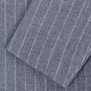 Doriani By Caruso Drop 7 Pin-Striped Wool Three Roll Two Button Suit - Gray
