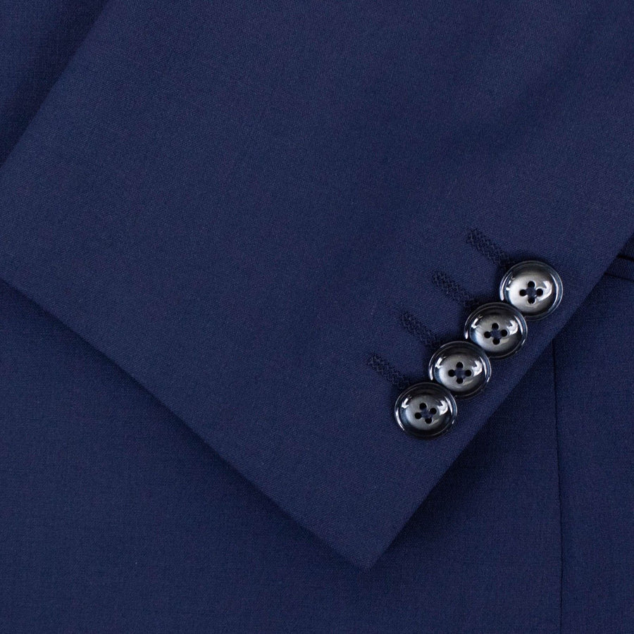 Drop 8 Wool Blend Three Piece Suit - Blue