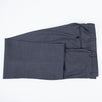 Windowpane Wool Two Button Suit - Charcoal Gray / Blue
